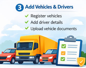 Καταχώριση οχημάτων και οδηγών με χωρητικότητα φορτίου, χώρο φόρτωσης και κατάσταση ADR στο ExusTrans.